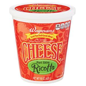 Wegmans Part Skim Ricotta Cheese