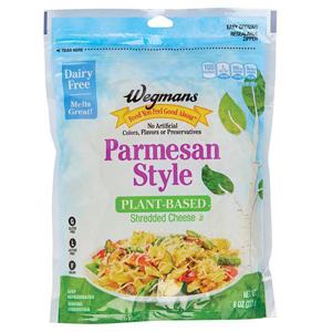 Wegmans Parmesan Style Plant Based Shredded Cheese