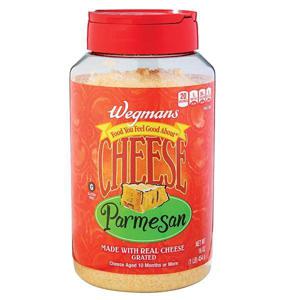 Wegmans Parmesan Cheese, Grated