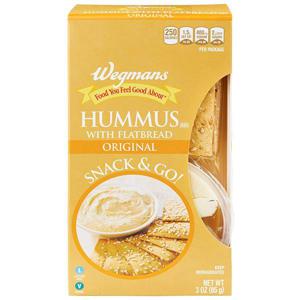 Wegmans Original Hummus with Flatbread Snack & Go!