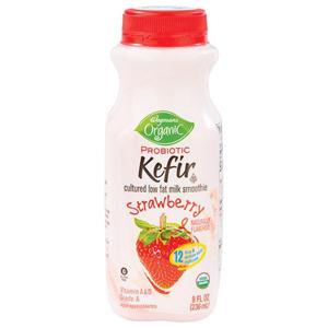 Wegmans Organic Strawberry Probiotic Kefir