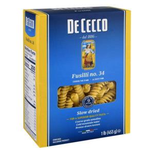 De Cecco Fusilli, No. 34, Slow Dried