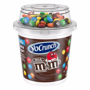 YoCrunch Yogurt, Lowfat, Vanilla, Milk Chocolate M&M's