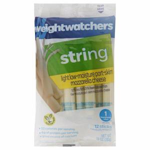 Weight Watchers String Cheese, Part-Skim, Light Mozzarella, Low-Moisture