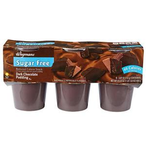 Wegmans Sugar Free Dark Chocolate Pudding