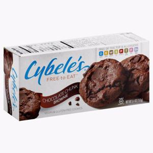 Cybele's Cookies, Vegan & Gluten Free, Chocolate Chunk Brownie