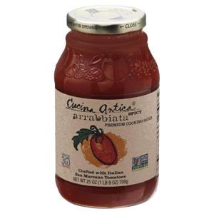 Cucina Antica Cooking Sauce, Premium, Spicy Arrabbiata