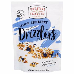 Creative Snacks Co. Drizzlers, Lemon Blueberry