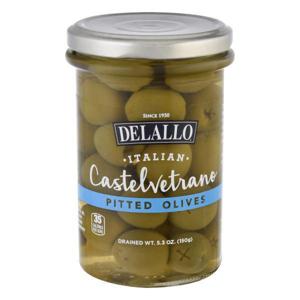 Delallo Pitted Olives, Castelvetrano