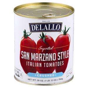 Delallo Italian Tomatoes, San Marzano Style, Crushed