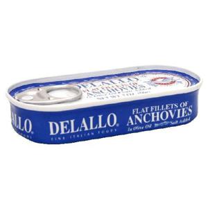 DeLallo Anchovies, Flat Fillets