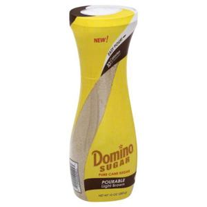 Domino Sugar, Pure Cane, Pourable, Light Brown