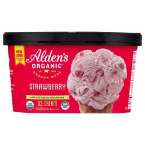 Alden's Organic Ice Cream, Strawberry