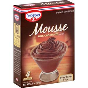 DR OETKER Mousse Mix, Instant, Milk Chocolate