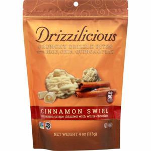 DRIZZILICOUS Drizzle Bites, Crunchy, Cinnamon Swirl