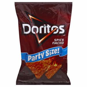 Doritos Tortilla Chips, Spicy Nacho Flavored, Party Size!