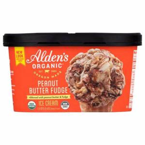 Alden's Organic Ice Cream, Peanut Butter Fudge