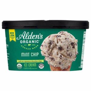 Alden's Organic Ice Cream, Mint Chip