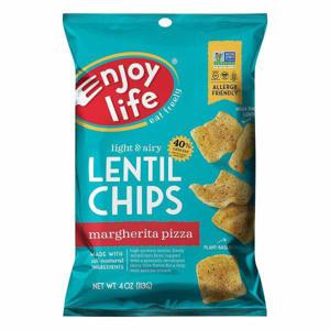 Enjoy Life Lentil Chips, Margherita Pizza, Light & Airy