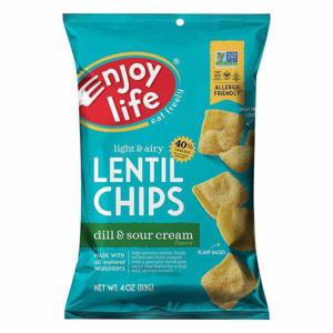 Enjoy Life Lentil Chips, Dill & Sour Cream, Light & Airy