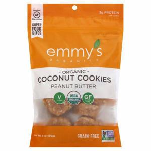 Emmy's Coconut Cookies, Organic, Peanut Butter