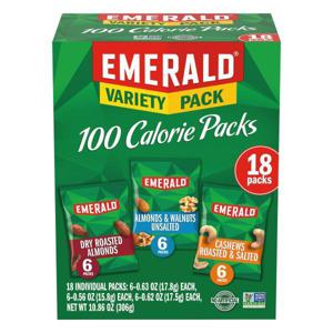 Emerald 100 Calorie Packs Nuts, Variety Pack, 18 Packs