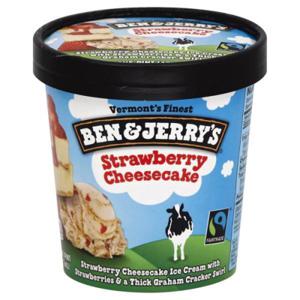 BEN & JERRY'S Ice Cream, Strawberry Cheesecake