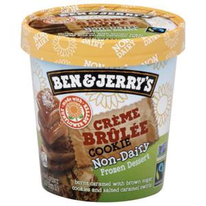 BEN & JERRY'S Frozen Dessert, Non-Dairy, Creme Brulee Cookie