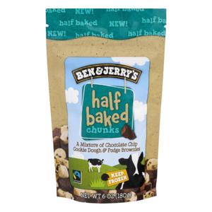 Ben & Jerry's Cookie Dough, Half Baked, Chunks