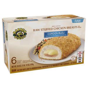 Barber Foods Stuffed Chicken Breasts Cordon Bleu, 6 Count