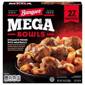 Banquet Mega Bowls, Dynamite Penne with Meatball