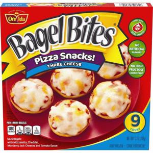 Bagel Bites Ore Ida Three Cheese Pizza Snacks