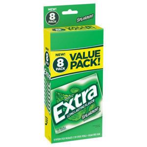 Extra Spearmint Sugarfree Gum value total