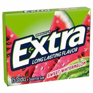 Extra Gum, Sugarfree, Sweet Watermelon