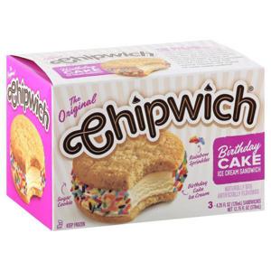 Chipwich Ice Cream Sandwich, Birthday Cake