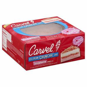 Carvel Lil' Love Ice Cream Cake, Strawberry & Vanilla, Crunchie