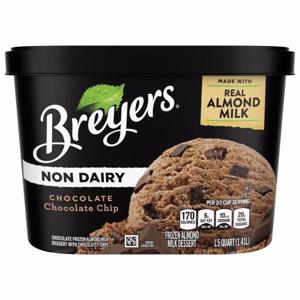 Breyers Frozen Almond Milk Dessert, Chocolate Chip