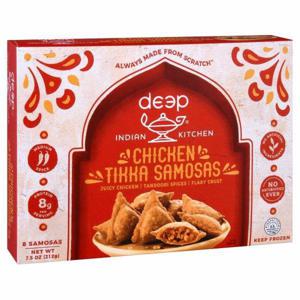 Deep Indian Kitchen Tikka Samosas, Chicken, Medium Spice