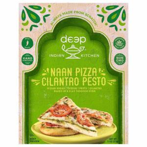 Deep Indian Kitchen Naan Pizza, Cilantro Pesto, Mild Spice