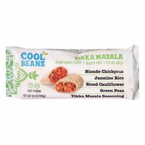 Cool Beans Tikka Masala Plant-Based Wrap, Tikka Masala