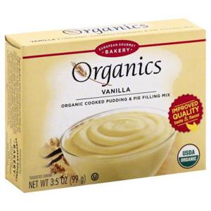 European Gourmet Bakery Organics Cooked Pudding & Pie Filling Mix, Organic, Vanilla