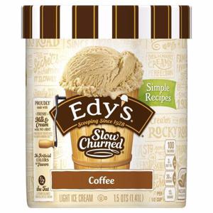 Edy's Slow Churned Ice Cream, Light, Coffee