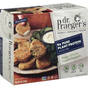 DR PRAEGERS Veggie Nuggets, Gluten Free, Super Greens