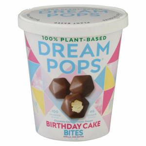 Dream Pops Frozen Dessert, Birthday Cake Bites