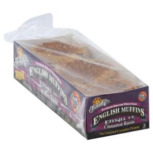 Food For Life Ezekiel 4:9 English Muffins, Cinnamon Raisin