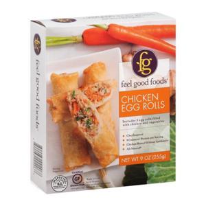 Feel Good Foods Egg Rolls, Chicken