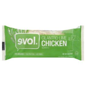 Evol Burrito, Cilantro Lime Chicken