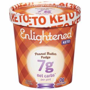 Enlightened Keto Ice Cream, Peanut Butter Fudge