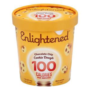 Enlightened Ice Cream, Light, Chocolate Chip Cookie Dough