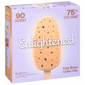 Enlightened Ice Cream Bars, Cold Brew Coffee Chip